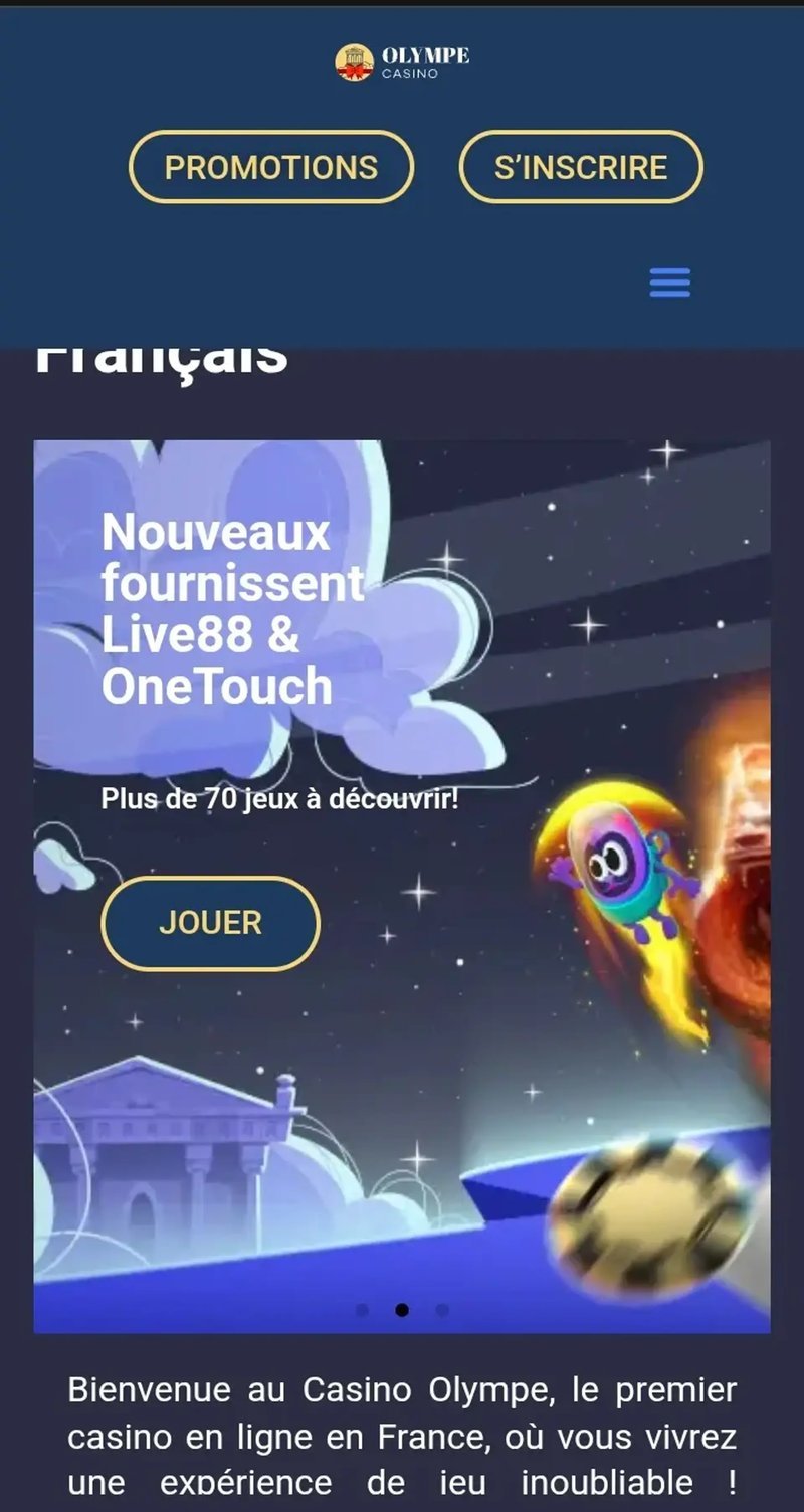 Casino olympe mon compte à France